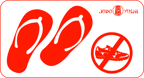 Judo Yushi huisregel schoeisel