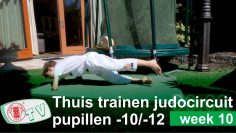 Judo Thuis Trainen judo u10 u12 oefeningen judocircuit week 10