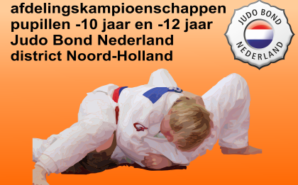 Judo Yushi afdelingskampioenschappen district Noord-Holland afdeling zuid west Judo Bond Nederland