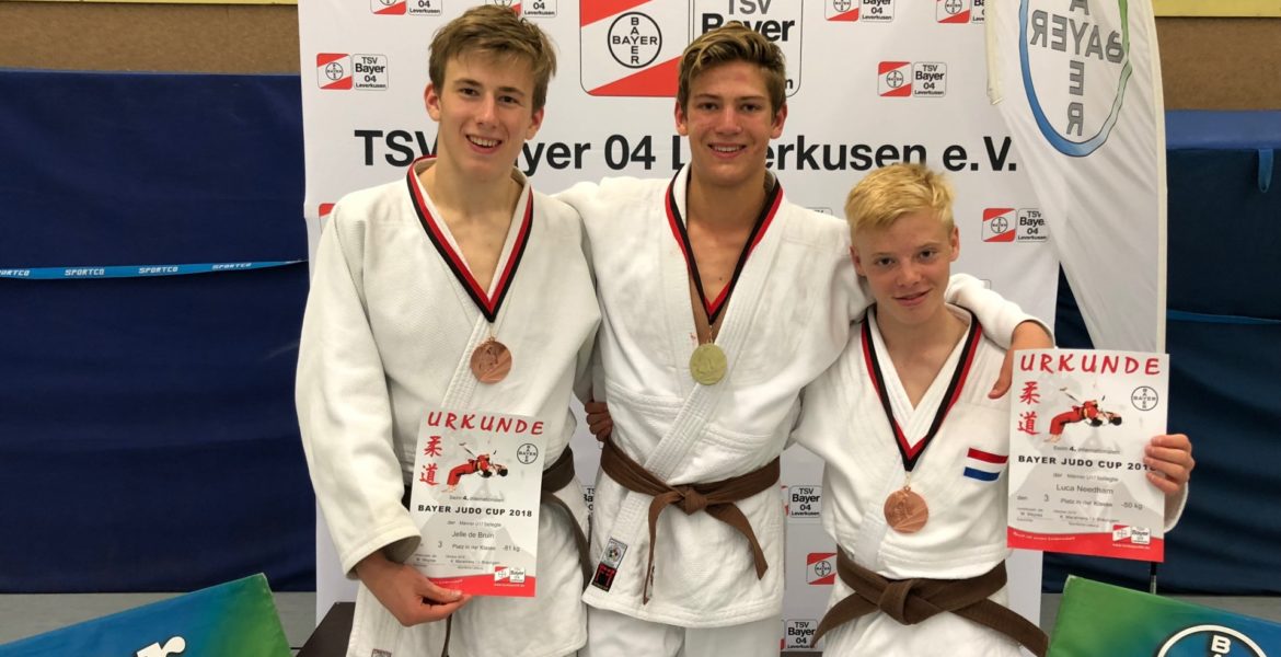 Bayer Judo Cup 2018 prijzen Judo Yushi heren u17