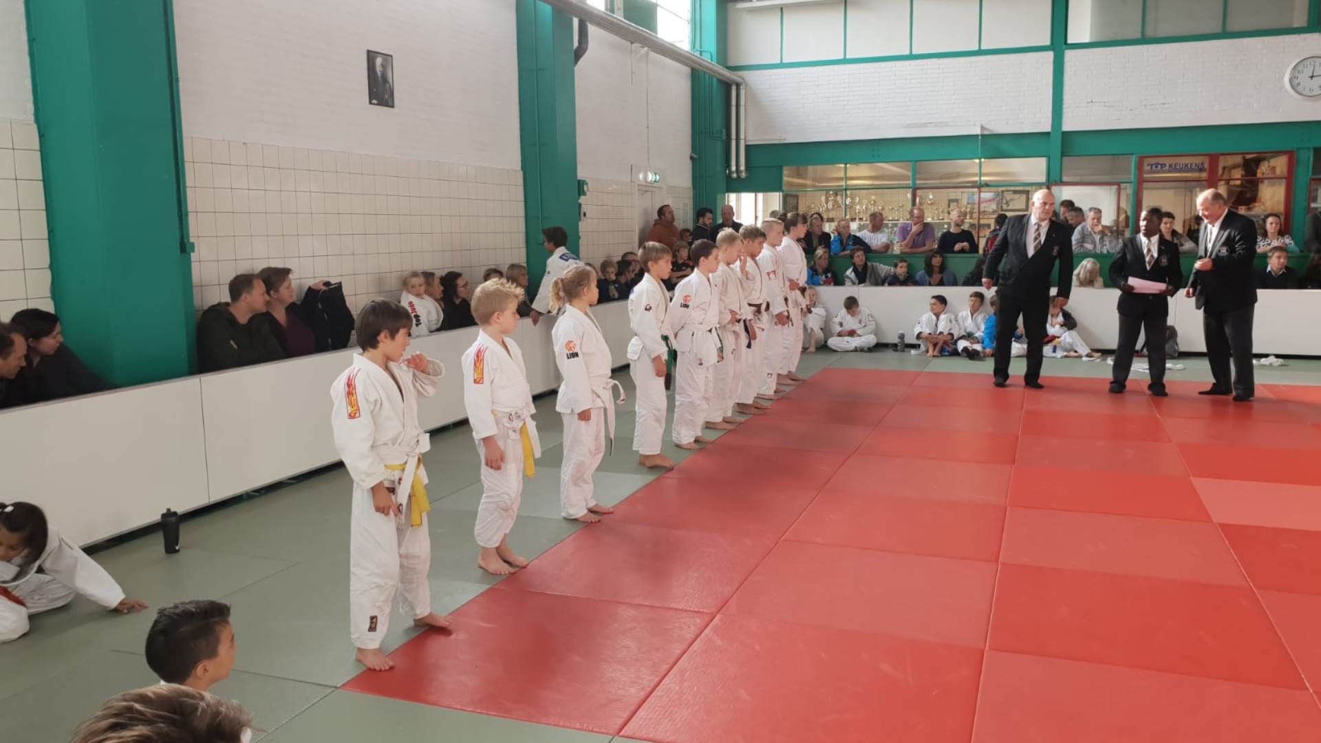 Judo Yushi in de WFJJC de jeugdteamcompeitite van de WFJC - thuiswedstrijd bij Judo Yushi