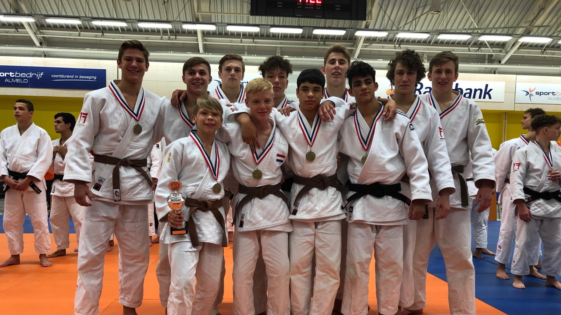 NK teams u18 Judo Yushi derde van Nederland