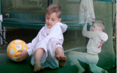 Athletic en judo skills training